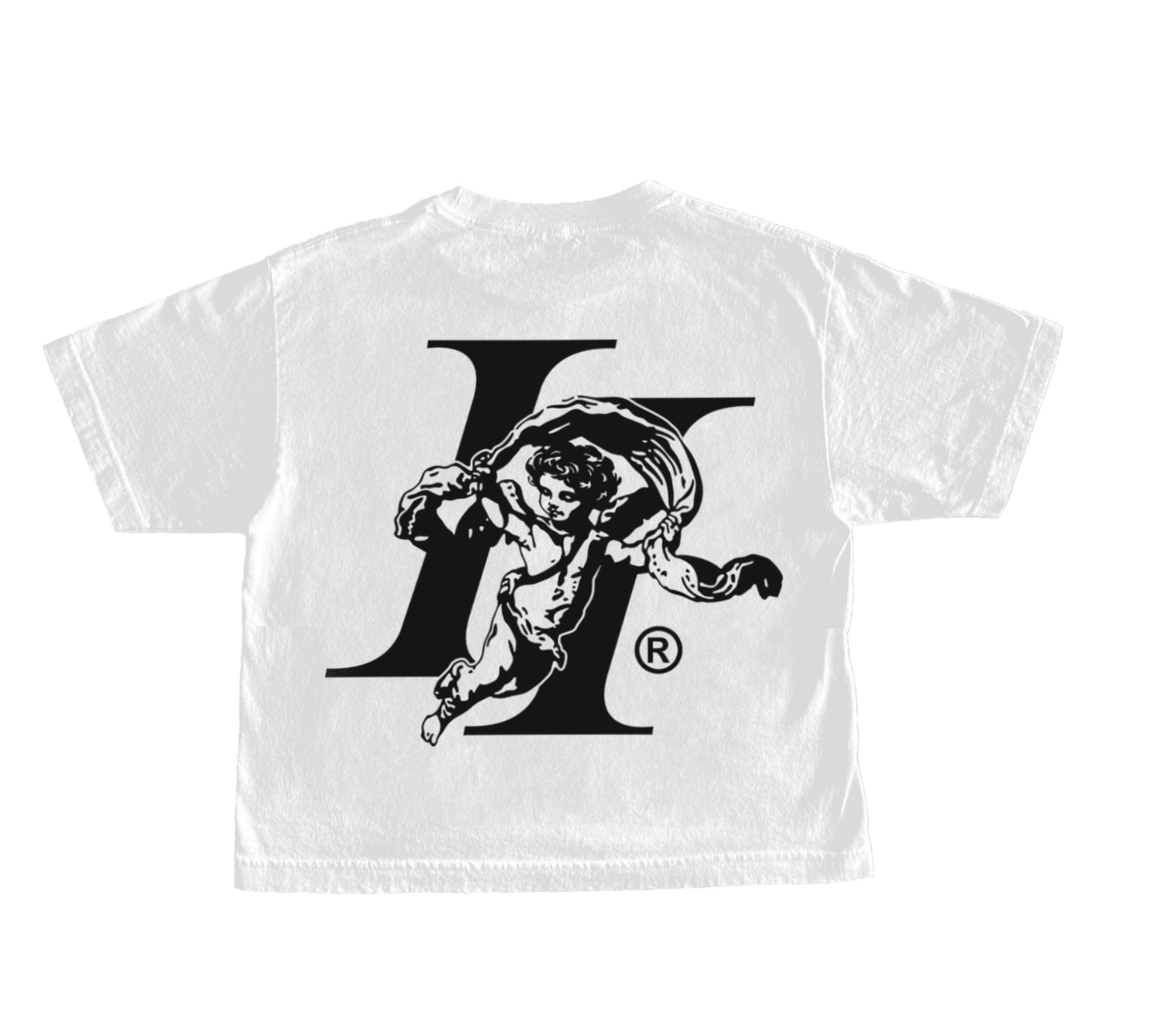 White Classic II Shoulder T Shirt