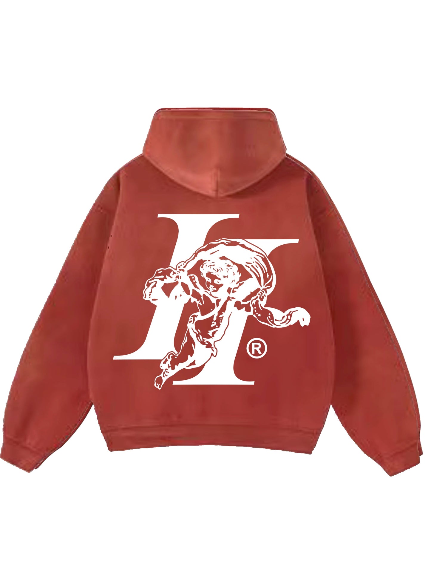 Red Classic Weathered II Zipped Hoodie