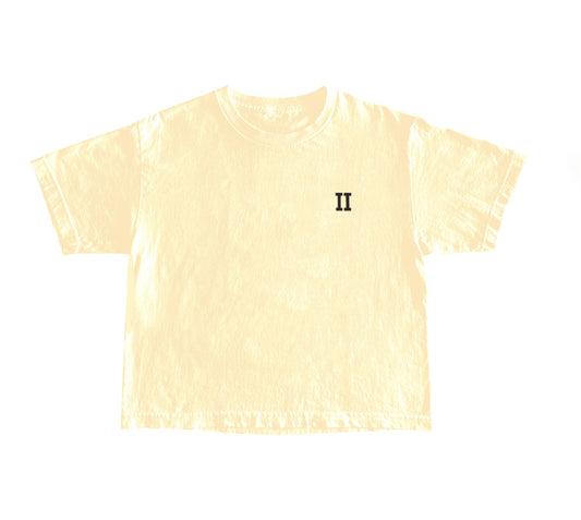 Cream Classic II Drop Shoulder T Shirt