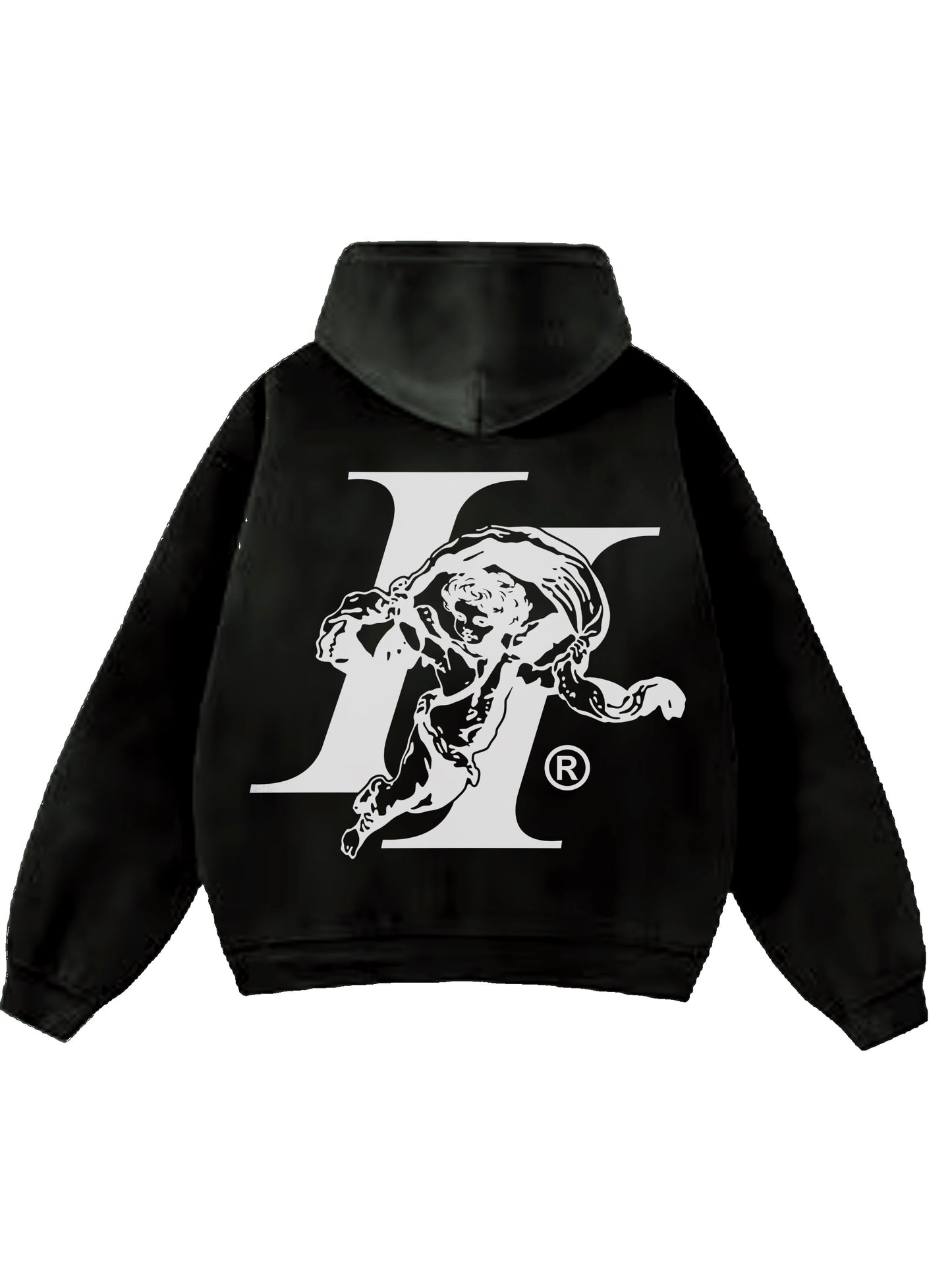 Black Classic Weathered II Zipped Hoodie